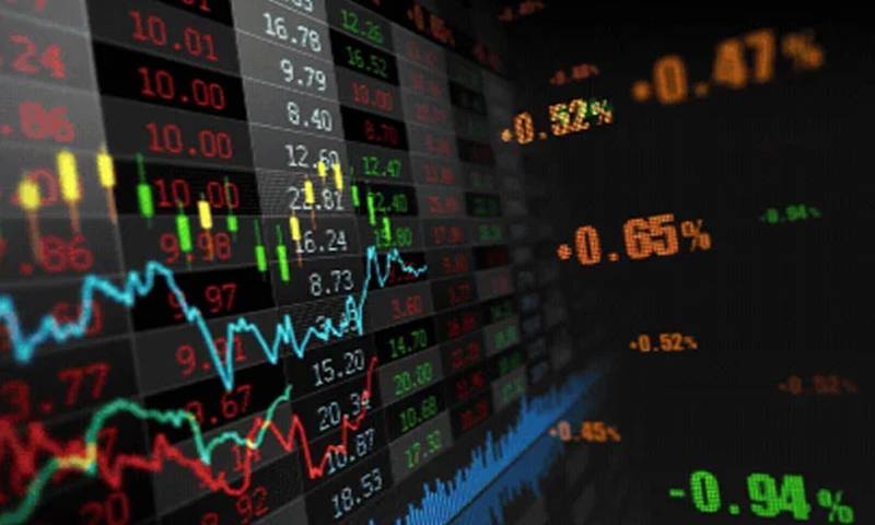 پاکستان سٹاک مارکیٹ میں کاروباری ہفتے کے تیسرے روز مثبت رجحان
