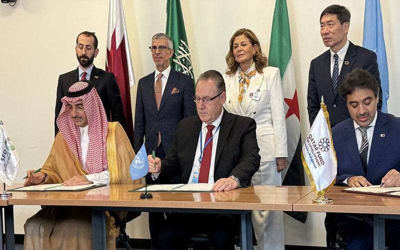 قطر ، سعودیہ کی شام کیلئے89 ملین ڈالر کی امداد