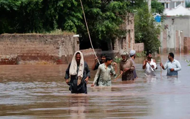 پاکپتن میں سیلاب سےگاؤں سوڈا مکمل دریابُرد، ایم 5 موٹر وے ملتان سے جھانگڑا انٹرچینج تک بند 