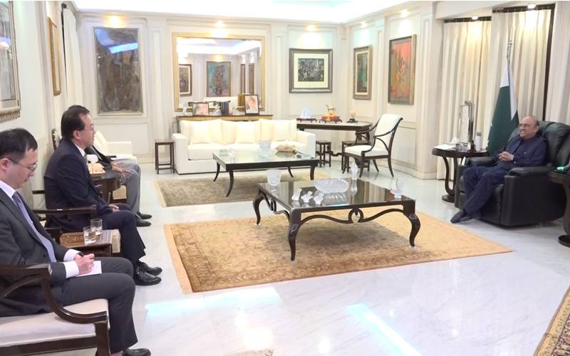 صدرِ آصف زرداری سے قونصل جنرل یانگ یون دونگ کی ملاقات،چین کے کامیاب دورہ پر مبارکباد دی