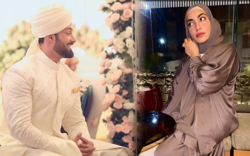 شادی کے ایک سال بعد عمیر جسوال نے اہلیہ کی تصویر شیئر کردی