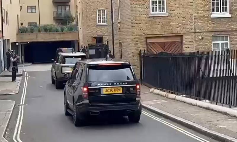 وزیراعظم دورہ امریکہ ختم کرنے کے بعد لندن میں اپنی رہائشگاہ پہنچ گئے