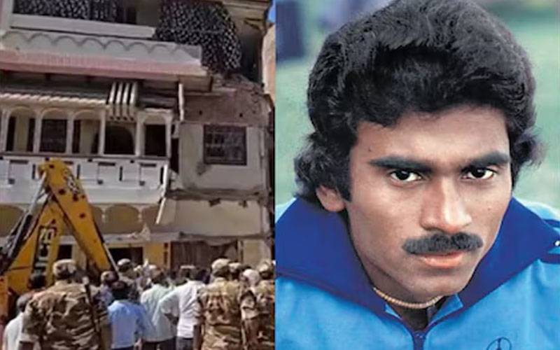 بھارت میں سابق ہاکی اولمپئن محمد شاہد کے گھر پر بھی بلڈوزر چلا دیاگیا