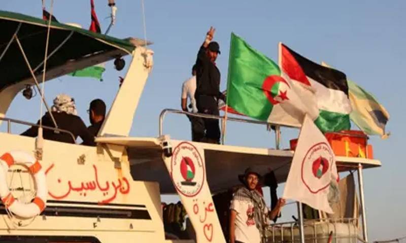 اسرائیلی فوج نے گلوبل صمود فلوٹیلا پر حملہ کردیا, برطانوی میڈیا کا دعویٰ