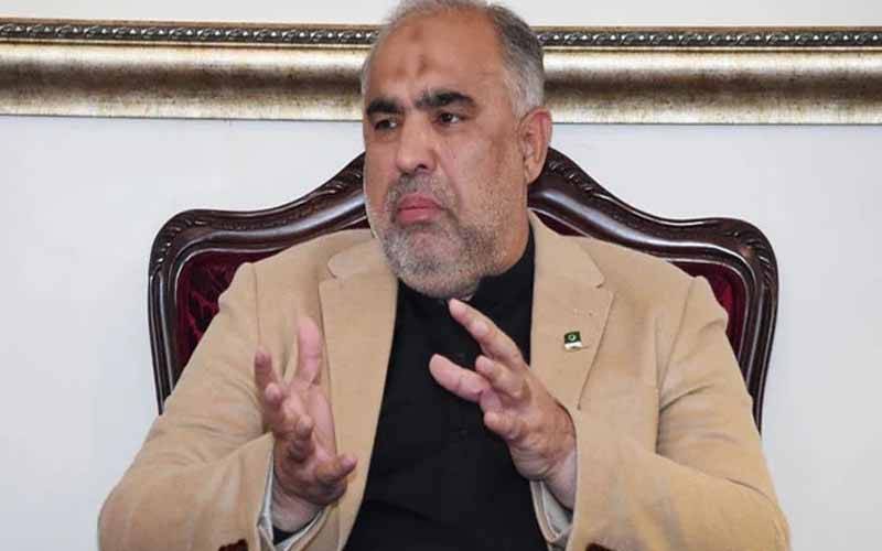 پی ٹی آئی رہنما اسد قیصر نے پارٹی میں بیان بازی کو افسوسناک قراردیدیا