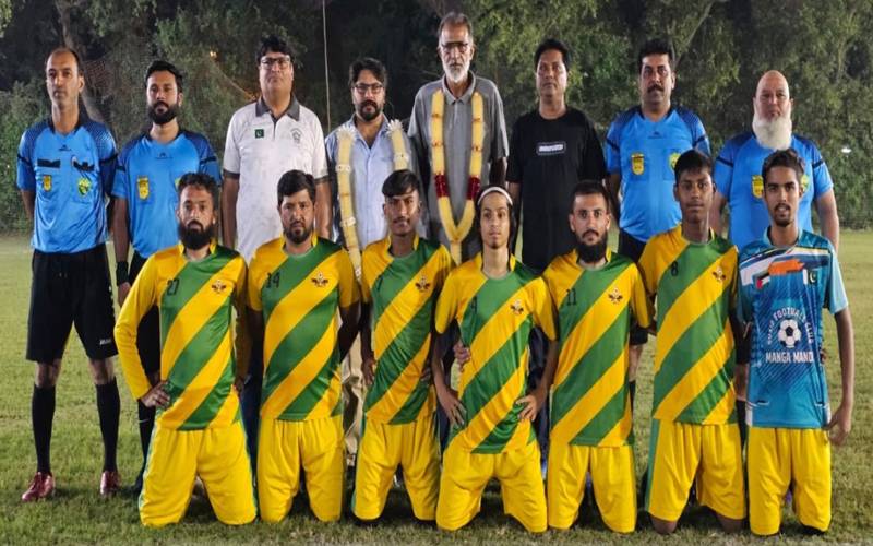 ڈسٹرکٹ فٹبال چیمپئن شپ،زیڈ کے ایف سی نےمقابلہ جیت لیا