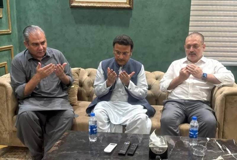 وفاقی وزیر داخلہ محسن نقوی کی وزیر داخلہ سندھ   ضیاء الحسن لنجار سے ملاقات،والدہ کے انتقال پر تعزیت کی
