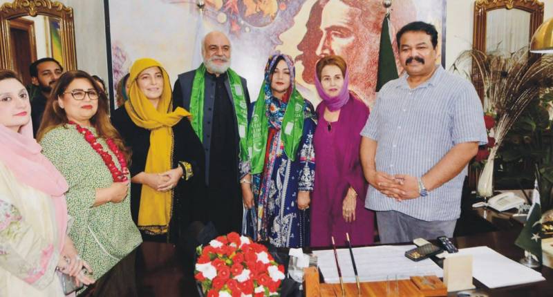  صدر پاکستان مسلم لیگ شعبہ خواتین  کے اعزاز میں شاندار استقبالیہ، کھلی کچہری اور ویلفیئر کیمپ کا انعقاد