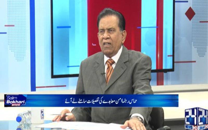 معاہدے سے غزہ میں مکمل جنگ بندی ہوگی، عالمی برادری اسرائیل پر نظر رکھے:سلیم بخاری