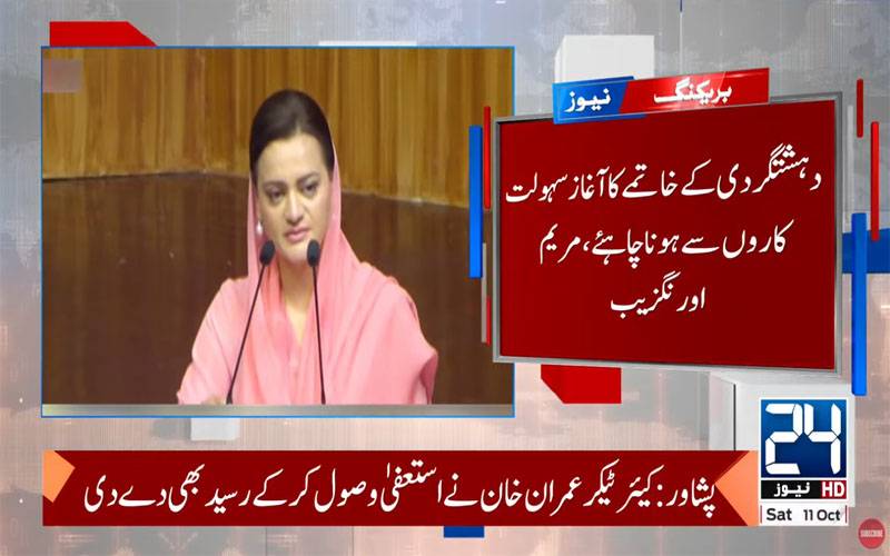 پاکستان میں دہشت گردوں کو واپس عمران خان لے کر آیا: مریم اورنگزیب 