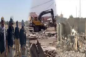  کراچی،افغان بستی میں آپریشن ،300 سے زائد غیرقانونی مکانات اور دکانیں مسمار