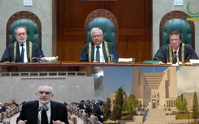 26 ویں آئینی ترمیم؛ چیف جسٹس حکم دینگے تو ہم یہ ٹوپی اتار کر دوسری پہن لیں گے، جسٹس جمال کے ریمارکس