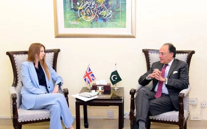 وفاقی وزیر خزانہ سے برطانوی ہائی کمشنر کی ملاقات،اقتصادی و ترقیاتی تعاون کو مزید گہرا کرنے پر تبادلہ خیال