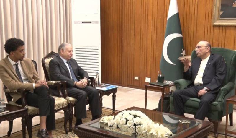  صدر زرداری سے ژاں ہنری ٹوڈ کی ملاقات،سڑکوں کی حفاظت کے فروغ میں انکے کردار کو سراہا