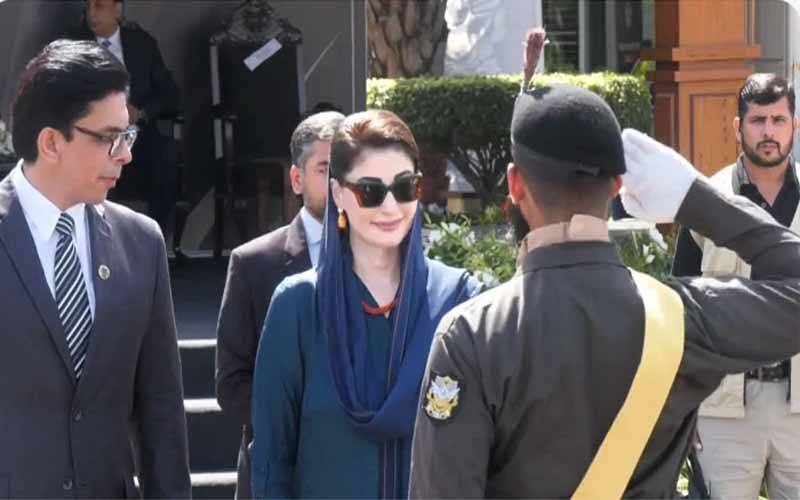 ٹی ایل پی پر پابندی کے بعد مریم نواز کے سکیورٹی سٹاف اور دیگر عملے کی سکریننگ شروع