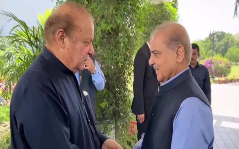 وزیراعظم شہباز شریف کی نواز شریف سے ملاقات ، سیاسی صورتحال پر تبادلہ خیال