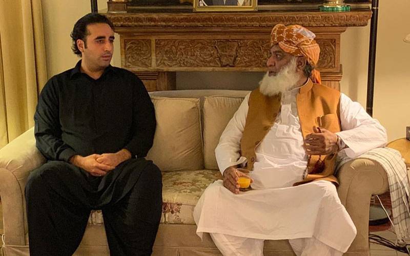 بلاول بھٹو کی مولانا فضل الرحمان سے ملاقات،آزادکشمیر کی سیاسی صورتحال پر تبادلہ خیال