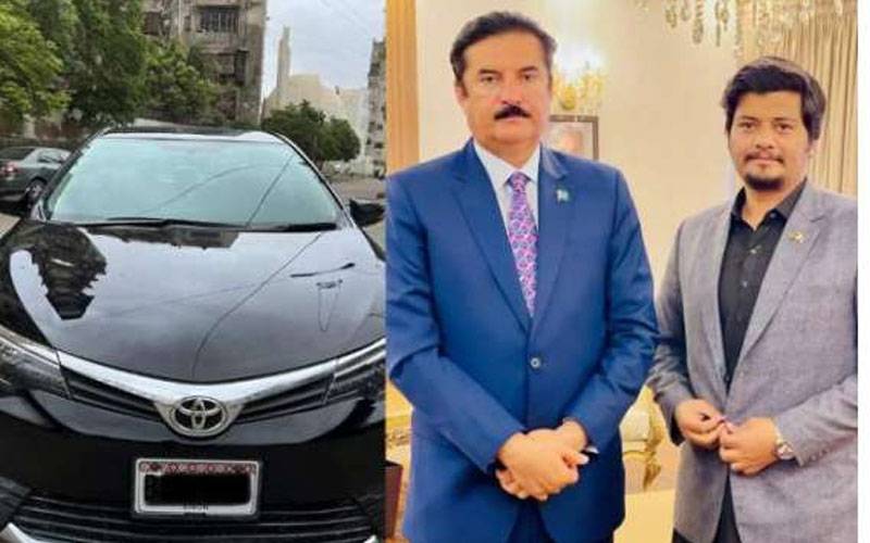 گورنر خیبرپختونخواکے میڈیا ایڈوائزرسے چھینی گئی گاڑی برآمد