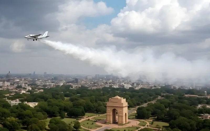 نئی دہلی میں ’’مصنوعی بارش‘‘ کا تجربہ ناکام، مودی حکومت سوشل میڈیا پر مذاق بن گئی 