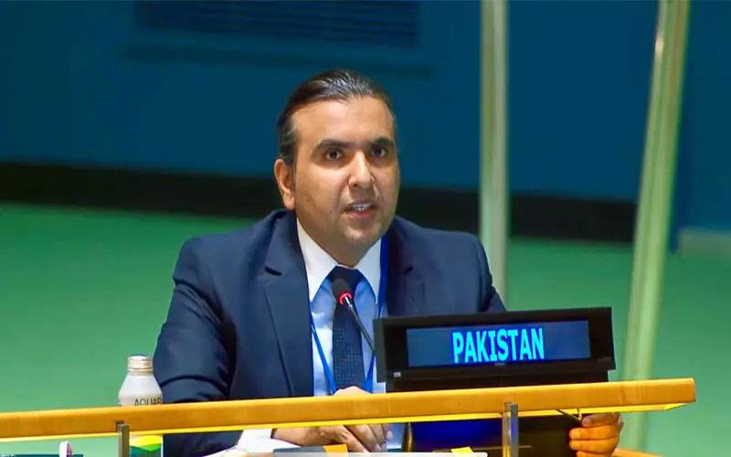 پاکستان نے اقوام متحدہ کی جنرل اسمبلی میں بھارتی سفارت کاروں کو لاجواب کر دیا