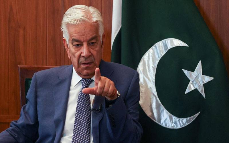 پاکستان سرحد پار دہشتگردی کیخلاف فیصلہ کن اقدامات جاری رکھے گا: وزیر دفاع خواجہ آصف  