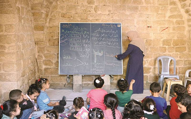 غزہ میں تعلیمی سرگرمیاں بحال، سکولوں میں دوبارہ رونق