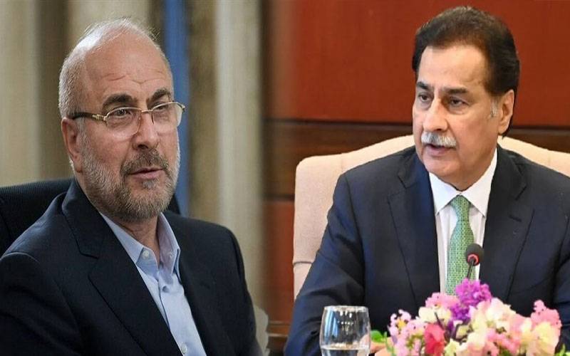 سردار ایاز صادق سے ایرانی اسپیکر کی ملاقات،دوطرفہ تعلقات، پارلیمانی تعاون اور  اقتصادی روابط پر تبادلہ خیال