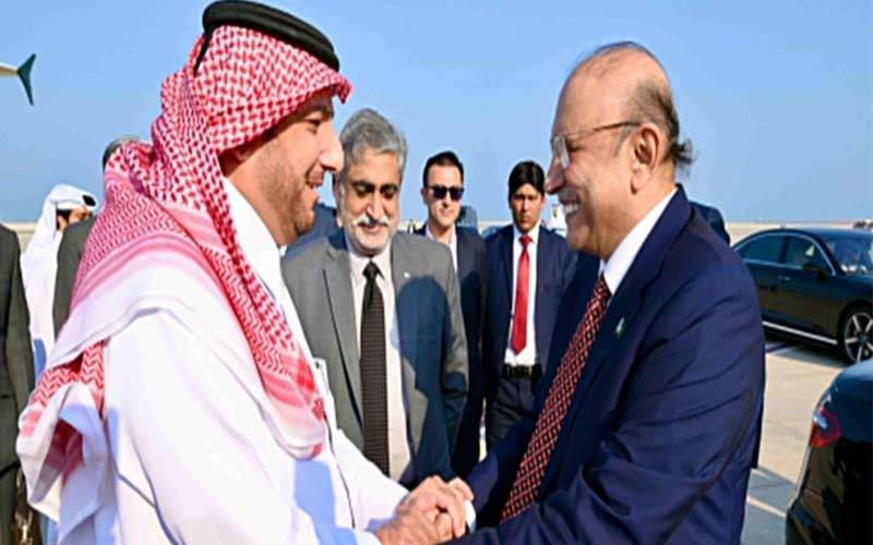 صدر آصف زرداری دوحہ کے دورے کے بعد وطن واپس روانہ