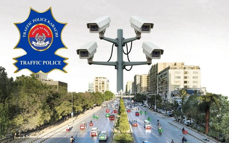  کراچی:فیس لیس ای چالان سسٹم کے10روز مکمل،37ہزار سے زائد چالانزجاری 