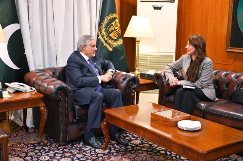 نیٹیلی بیکر کی اسحاق ڈار سے ملاقات،پاک۔امریکہ تعلقات میں مثبت پیش رفت پر اطمینان کا اظہار