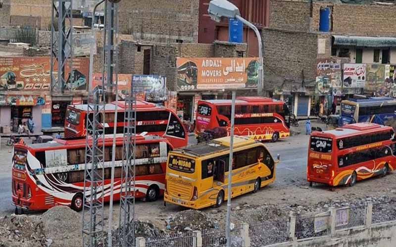 بلوچستان بھر میں 3 روز کیلئے مسافربس سروس معطل ، نوٹیفکیشن جاری