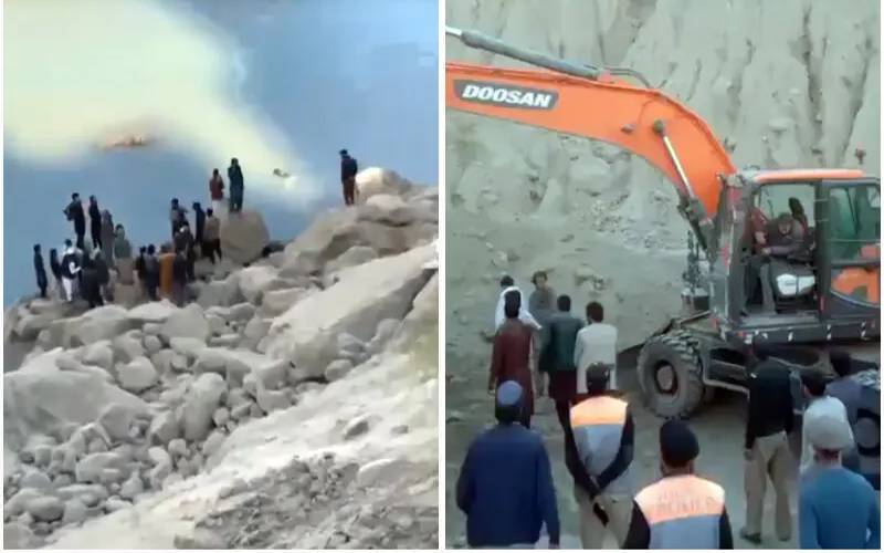 گلگت بلتستان: چلاس میں خوفناک لینڈ سلائیڈنگ، کئی گاڑیاں زد میں آگئیں، متعدد افراد دب گئے