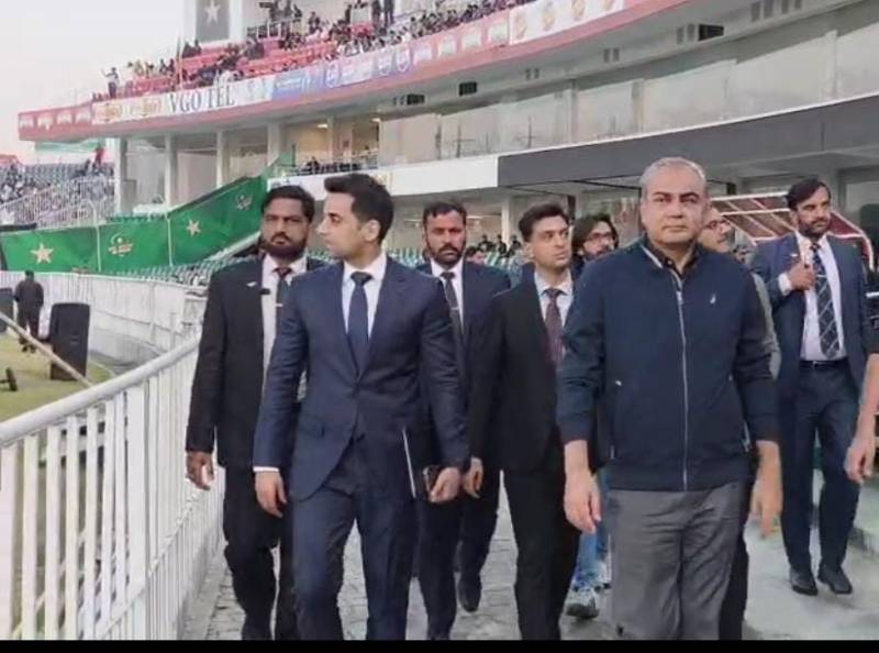 محسن نقوی کا راولپنڈی کرکٹ سٹیڈیم کا دورہ،سکیورٹی انتظامات کا معائنہ کیا