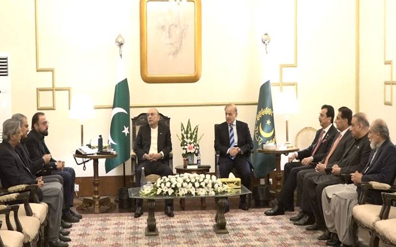 صدر اور وزیراعظم کی ملاقات,دہشتگردوں کیخلاف کارروائیاں مکمل خاتمے تک جاری رکھنے پر اتفاق