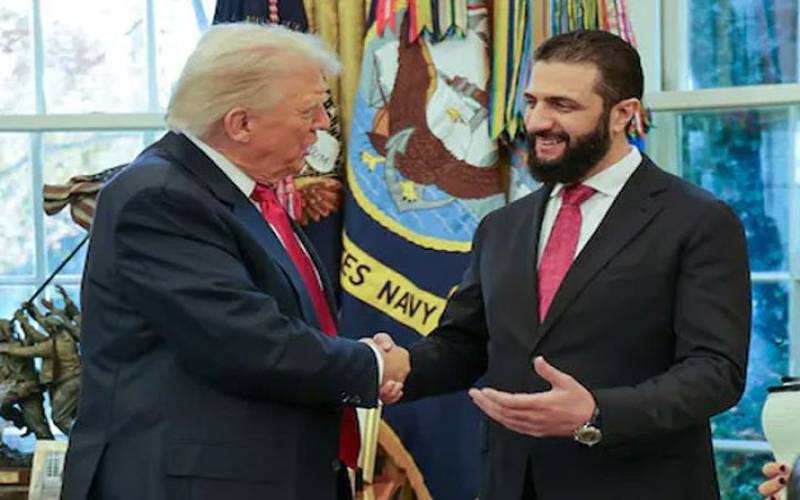 ’آپ کی بیگمات کتنی ہیں‘؟ ٹرمپ کا شامی صدر احمد الشرع سے سوال