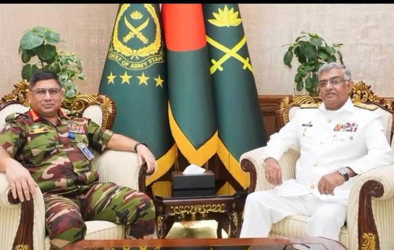  ایڈمرل نوید اشرف کی بنگلہ دیش کی اعلیٰ عسکری قیادت سے ملاقاتیں،دفاعی سلامتی پر تبادلہ خیال