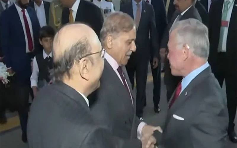 اردن کے شاہ عبداللہ پاکستان کے 2 روزہ دورے پر اسلام آباد پہنچ گئے
