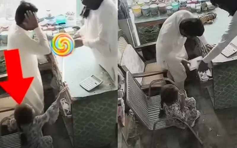 ننھی بچی کی معصومانہ حرکت نے ڈکیتی ناکام بنا دی