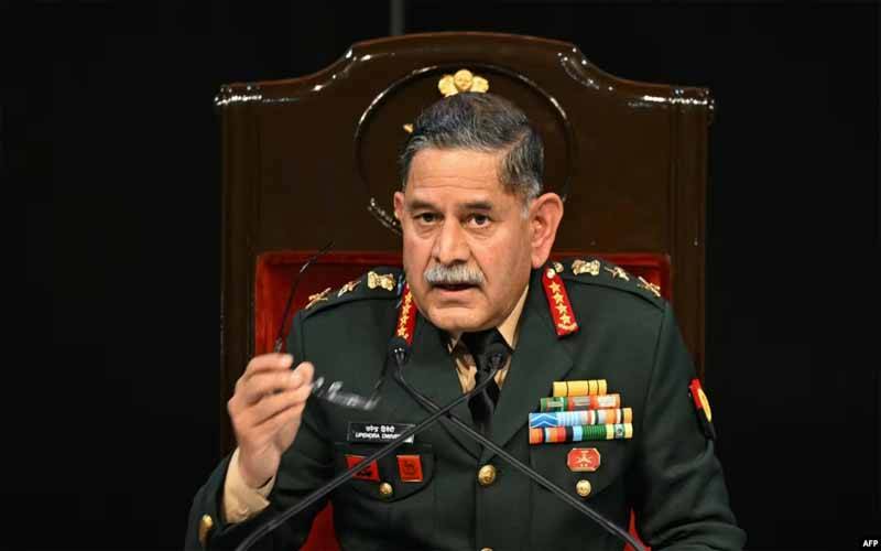  بدترین شکست کے بعد بھارتی آرمی چیف پھر بڑھکیں مارنے لگے
