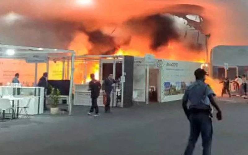 برازیل: کوپ 30 کانفرنس کے پویلین میں آتشزدگی