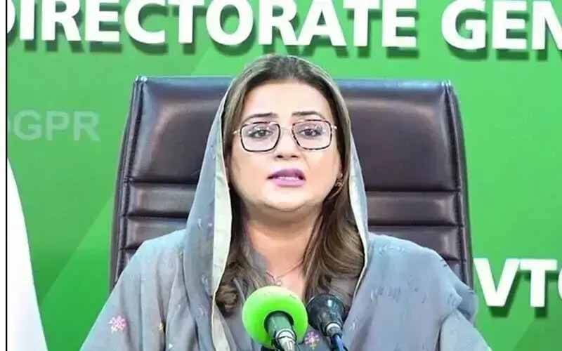  قیدیوں سے ملاقاتیں کروانے سے مریم نواز کا کوئی لینا دینا نہیں:عظمیٰ بخاری کا سہیل آفریدی کو جواب 
