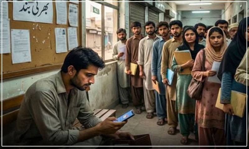 لیبر فورس سروے کے نتائج جاری، پاکستان میں 80 لاکھ افراد بے روزگار 