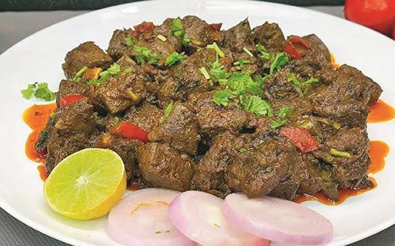 آج کا پکوان : بکرے کی تلی ہوئی لذیز کلیجی