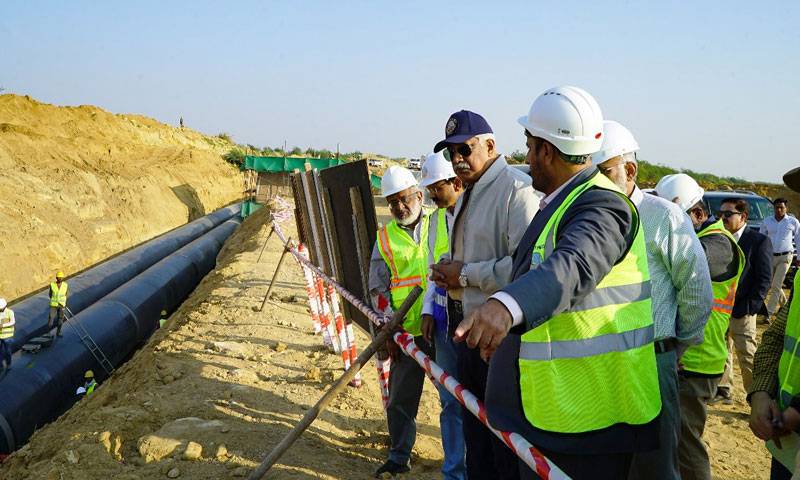 چیئرمین واپڈا کا گریٹر کراچی بلک واٹر سپلائی سکیم کا دورہ