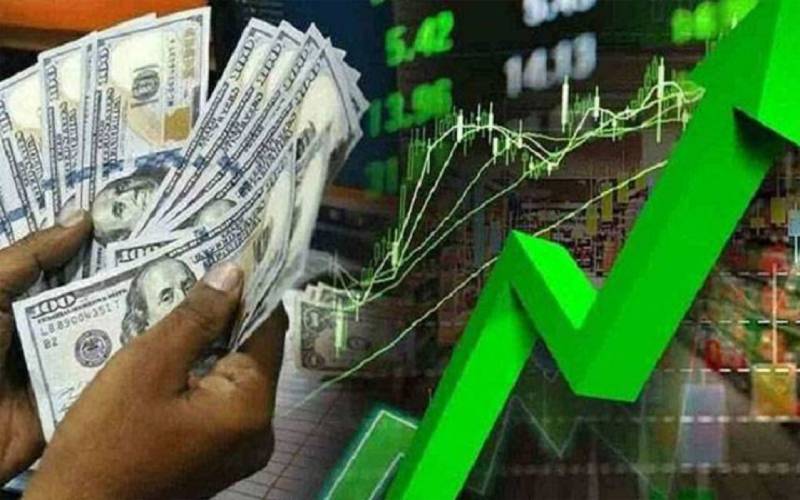 سٹاک مارکیٹ میں تیزی کا رجحان ، ڈالر کی قیمت مزید گر گئی