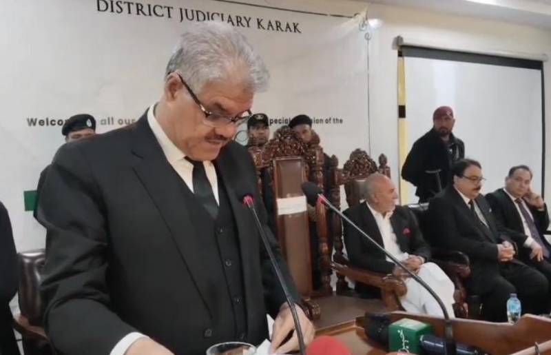  ہم انصاف کر رہے ہیں لیکن ہمیں انصاف نظر نہیں آتا ،چیف جسٹس پشاور ہائیکورٹ
