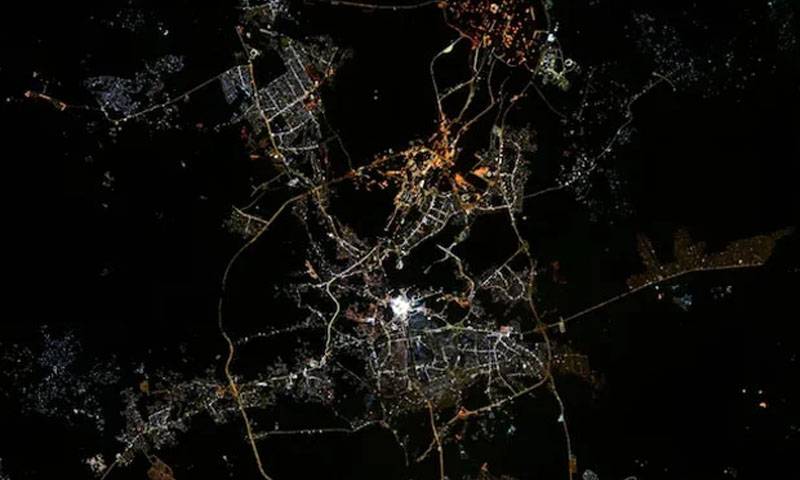 خانہ کعبہ کا خوبصورت خلائی نظارہ، تصویر وائرل