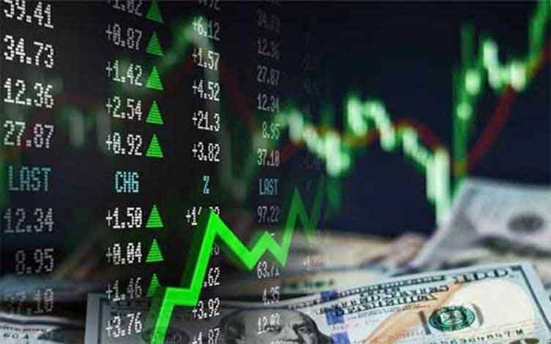 سٹاک مارکیٹ میں تیزی کا رجحان، ڈالر کی قیمت میں کمی  