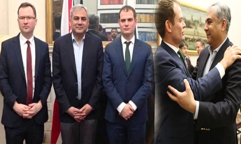 محسن نقوی سے برطانوی وزیر داخلہ و نائب وزیر خارجہ کی ملاقات 