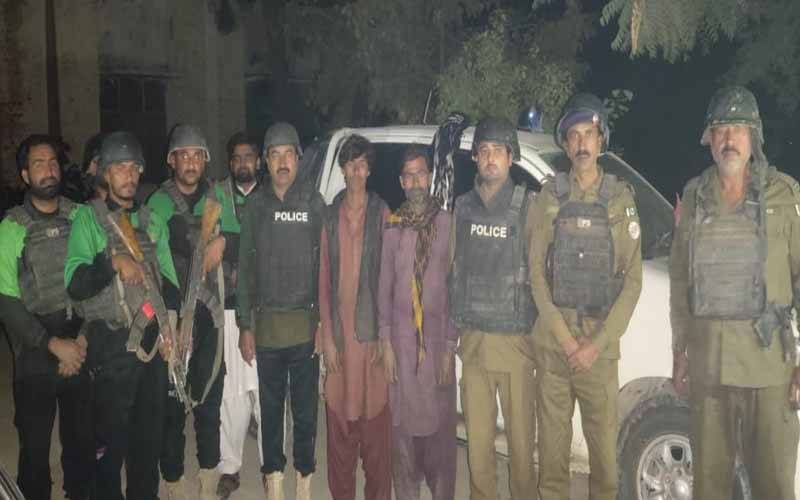  ڈاکوؤں کیخلاف پولیس کی کارروائی، 2افراد کو اغواء ہونے سے بچالیا 